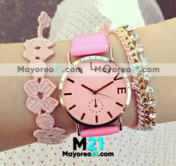 Reloj rosa LOVE R0458
