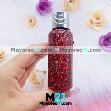 Glitter Body Gel Rojo KYLIE a la moda mayoreo M2842
