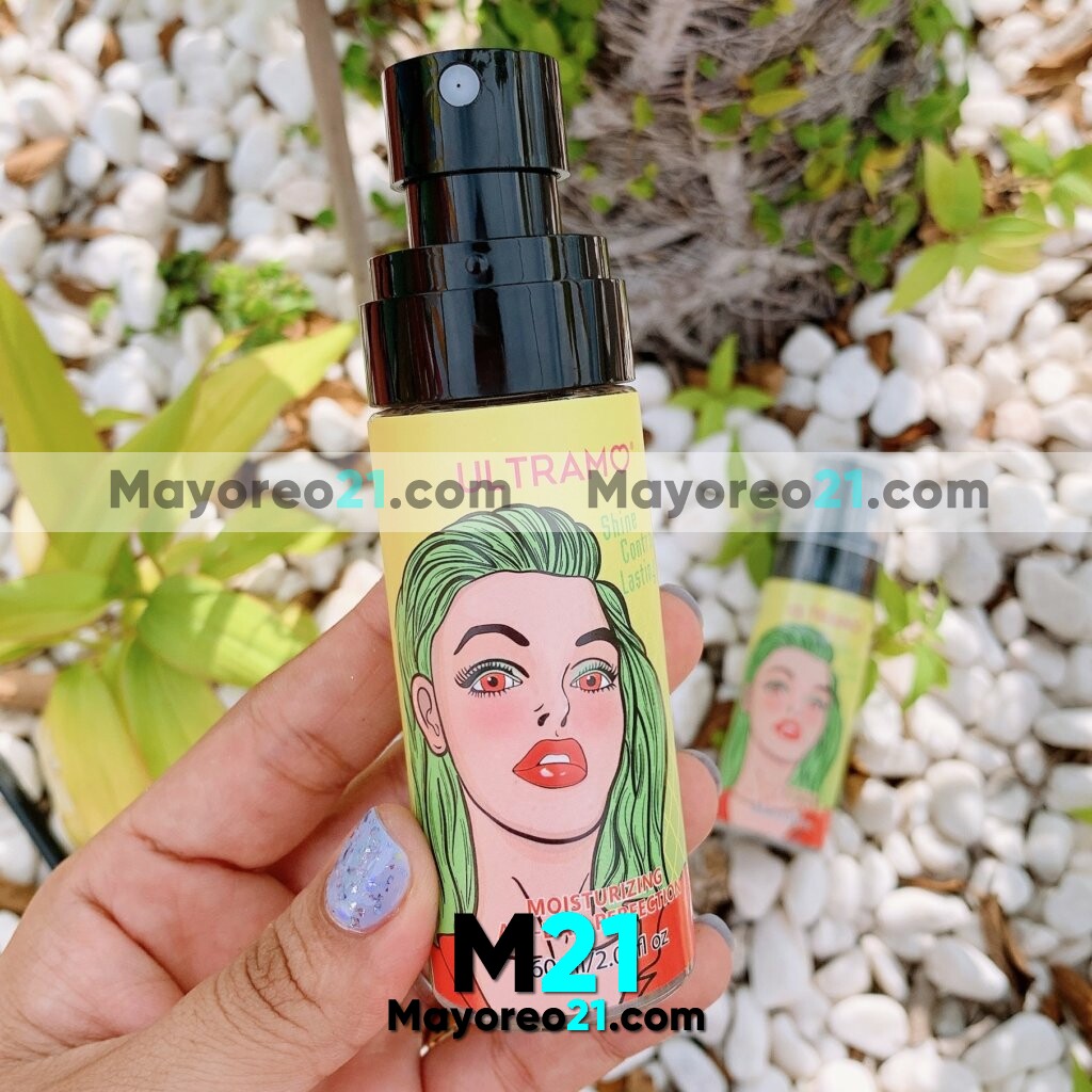 Primer Spray Maquillaje Control Brillo Duradero Frida Kahlo Agua de Coco 3 en 1 Ultramo Fabricantes por mayoreo M3463