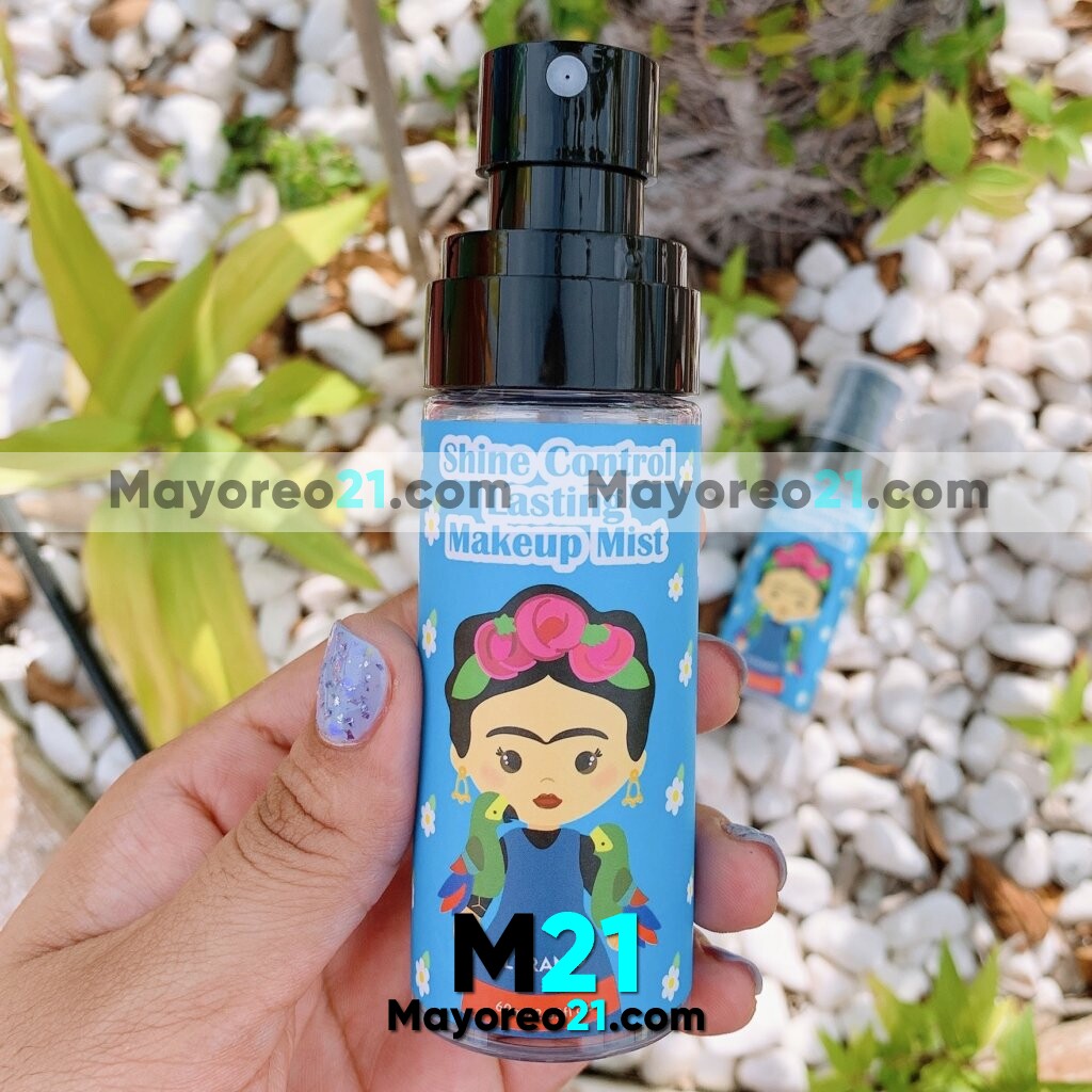 Primer Spray Maquillaje Duradero Control Brillo Frida Kahlo Agua de Coco 3 en 1  Ultramo Fabricantes por mayoreo M3465