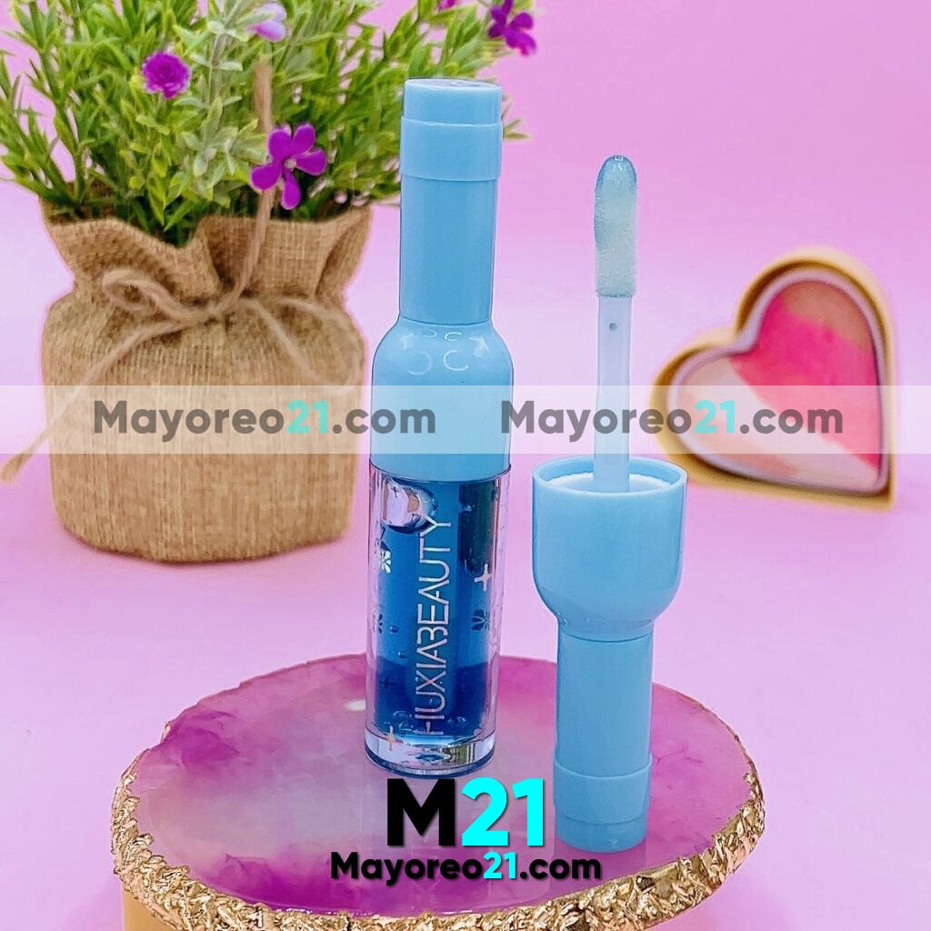 Labial Huxia Beauty Gloss Botella Azul  Fabricantes por mayoreo M4821