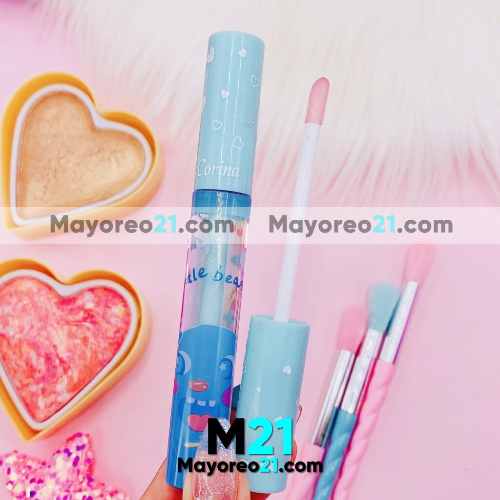 Lip Gloss Azul Miss Corina  Fabricantes por mayoreo M4872