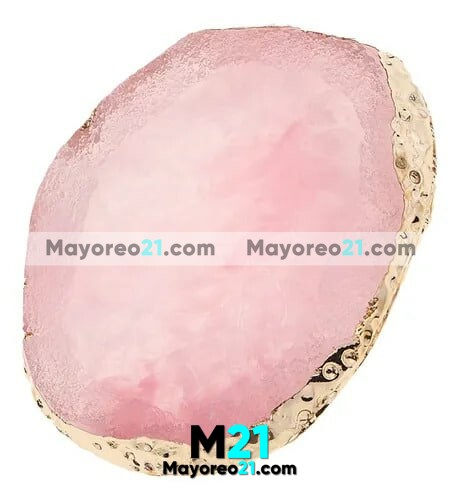Paleta Piedra Jade para Mezclar Gelish Rosa bisuteria fabricante mayorista A2433