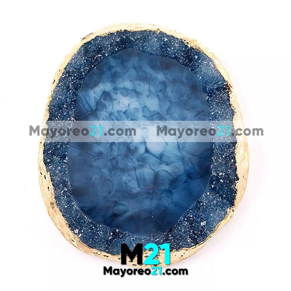Paleta Piedra Jade para Mezclar Gelish Azul bisuteria fabricante mayorista A2436