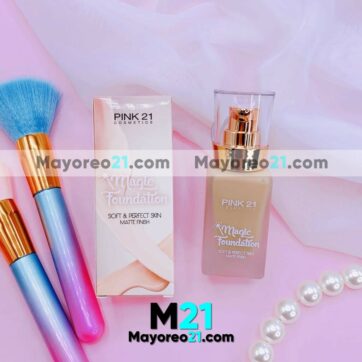 Base Liquida Pink 21 Maquillaje Tono 05 Acabado Matte Magic Foundation Fabricantes por mayoreo M5233