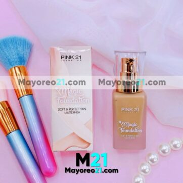 Base Liquida Pink 21 Maquillaje Tono 06 Acabado Matte Magic Foundation  Fabricantes por mayoreo M5234