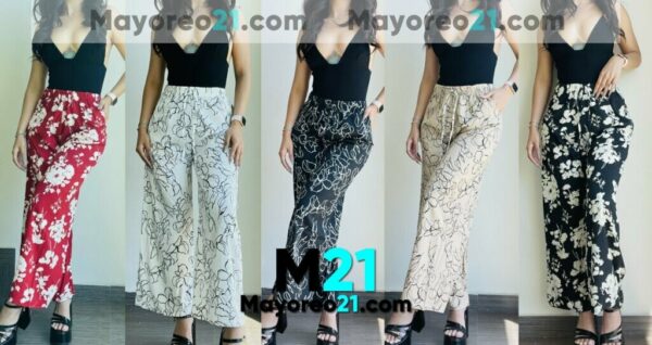 C1186 Pantalon Casual Y Fresco Con Resorte S M Unitalla Ropa De Moda Por Fabricantes Mayoristas